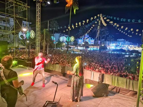 Camela en el concierto de El Morche