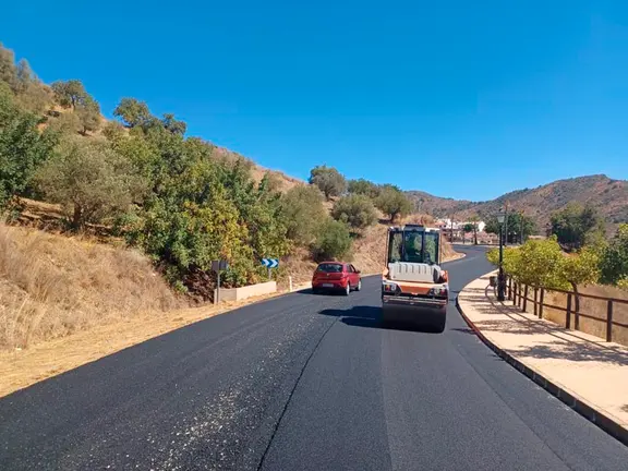 Asfaltando la carretera