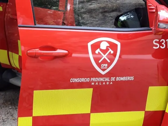 Imagen de archivo de un cami&oacute;n del Consorcio Provincial de Bomberos de M&aacute;laga.