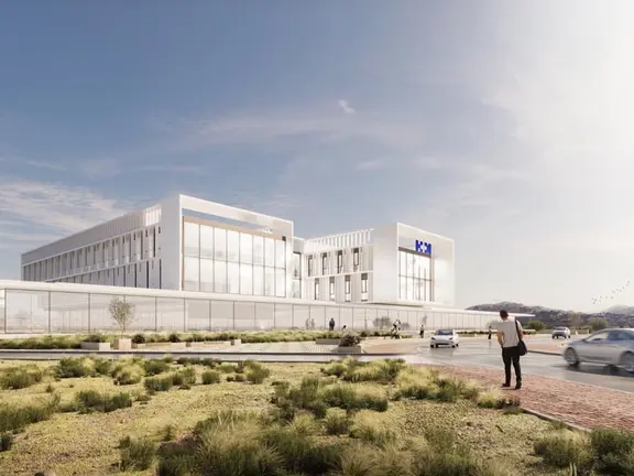 Recreaci&oacute;n del futuro hospital privado