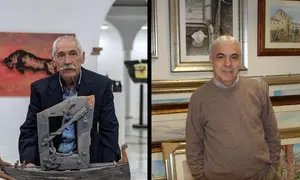 De izq. a der.,José Casamayor y Claudio López