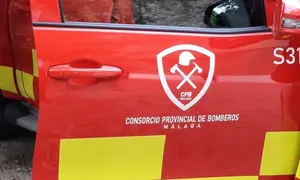 Imagen de archivo de un cami&oacute;n del Consorcio Provincial de Bomberos de M&aacute;laga.