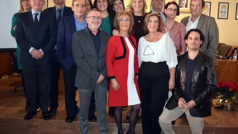 Los profesionales homenajeados