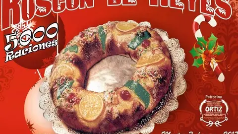 Cartel del roscon de reyes