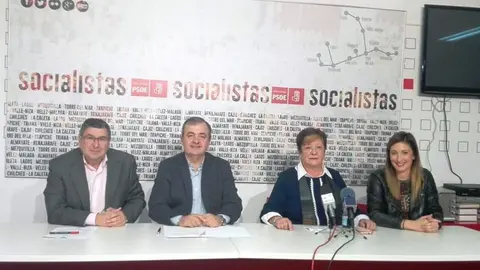 Rueda de prensa del PSOE sobre el copago