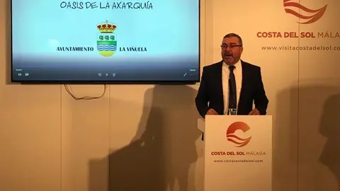 La Viñuela en su presentación en Fitur