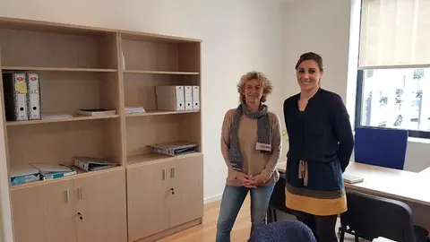 Pérez y Martín en la Oficina de Defensa de la Vivienda