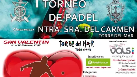 I Torneo de Pádel Nuestra Señora del Carmen de Torre del Mar