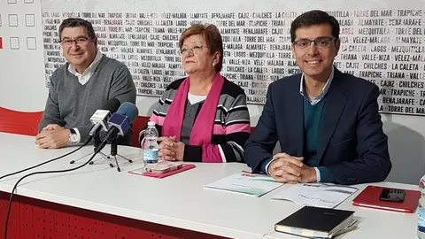 Moreno Ferrer, Salomé Arroyo y Cristóbal Fernández