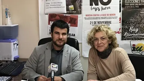 Miguel Ángel Sánchez y Alicia Pérez, ediles de IU