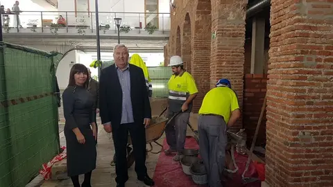 Los ediles andalucistas en el mercado de San Francisco