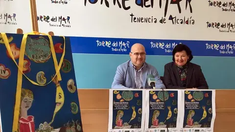 Atencia y Pombo en la presentación