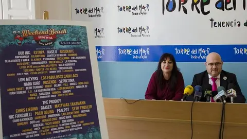Rudea de prensa sobre el Weekend Beach Festival