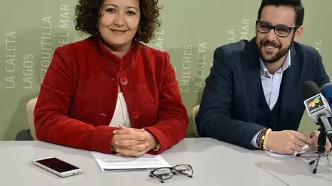 Cynthia García y Víctor González