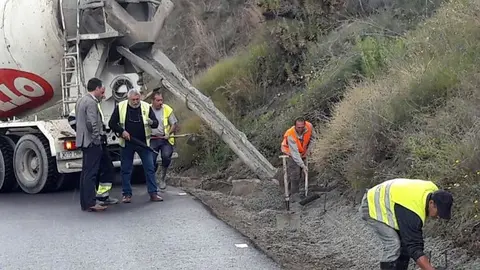 Arreglo carretera Benamargosa Riogordo