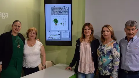 Presentación del homenaje a la papa temprana