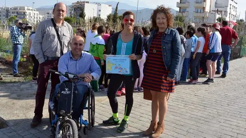 Los ediles en la parcela