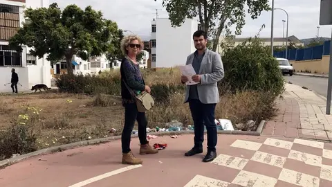 Los ediles de IU en Pueblo Nuevo de la Axarquía