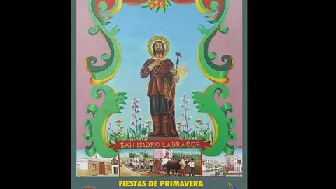 Cartel de San Isidro en Benamocarra