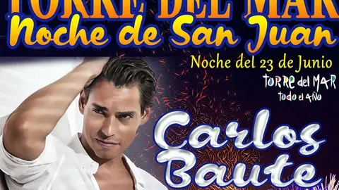 Cartel de la Noche de San Juan en torre del Mar