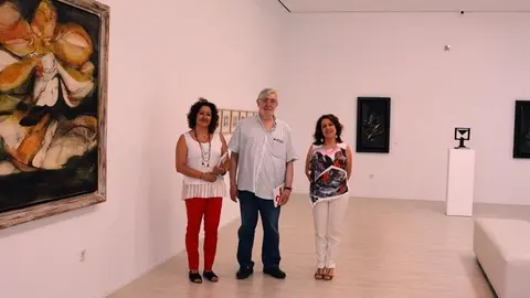 García en la exposición El Paso