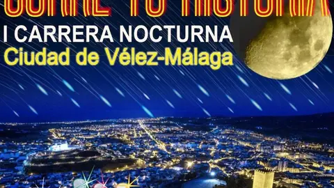 Cartel carrera nocturna