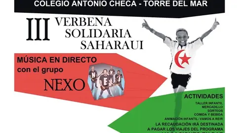 Cartel de la verbena saharaui