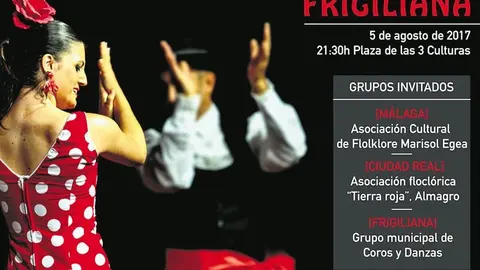 Cartel del festival de coros y danzas