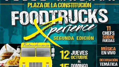 Cartel Foodtrucks Xperience Velez Malaga 2017 NEW