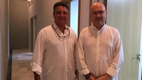 Javier Garc&iacute;a y Jes&uacute;s Atencia