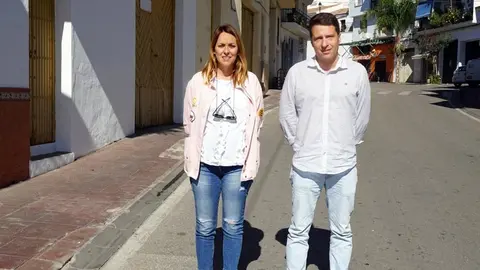 Moreno y Medina en la Avenida de C&oacute;mpeta