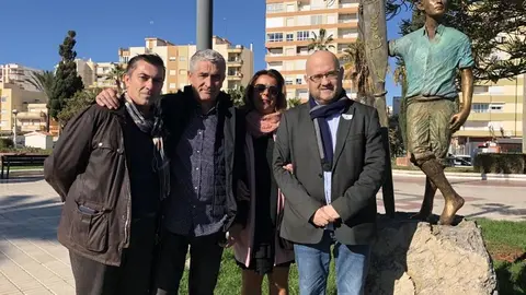 Inauguración de la escultura