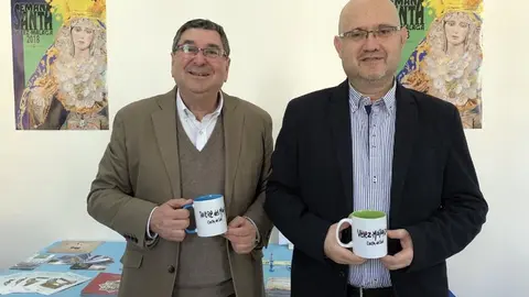 Antonio Moreno y Jesús Atencia en la presentación de la campaña 'Volverás'