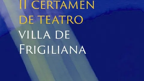Cartel del certamen de teatro de Frigiliana