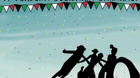 Cartel de la verbena solidaria