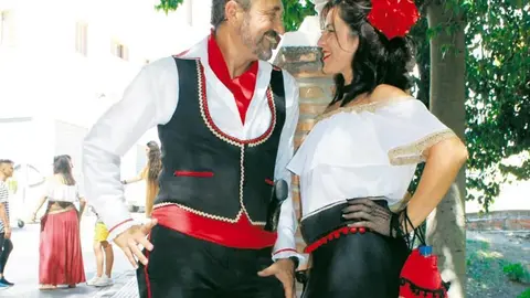 José Luis Ruiz caracterizado de la época