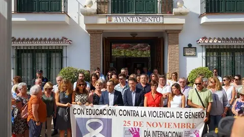 Acto contra la violencia de género en Torrox