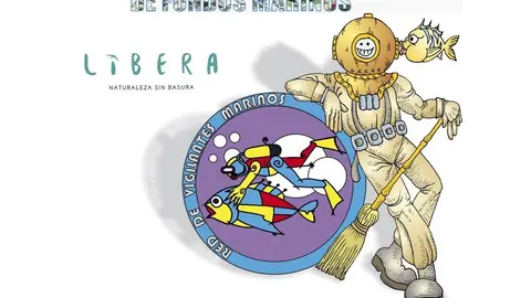 Limpieza de fondos marinos