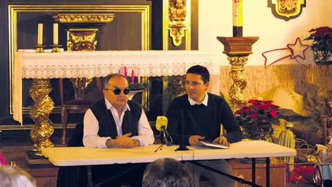 Momento de la presentación del libro