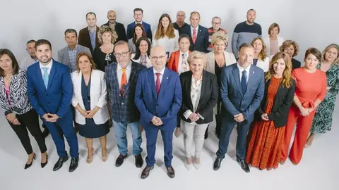 Foto grupal de candidatos del GIPMTM