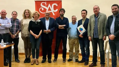 Los ponentes con la SAC
