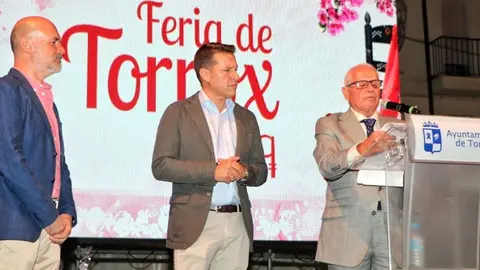 Félix Castán en un momento del pregón