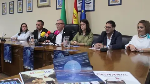 Rueda de prensa del teatro de Almáchar