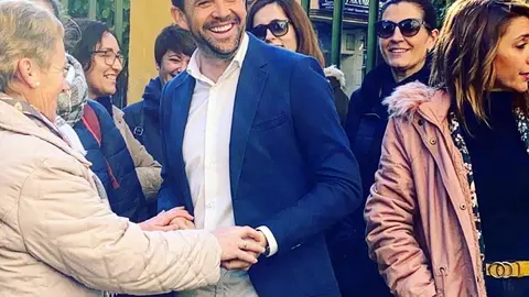 José Pino en el colegio Reñidero