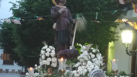 Procesión de San Isidro en Benamocarra