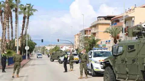 La Legión en Torrox Costa