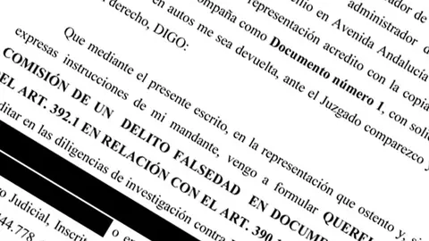 La denuncia presentada