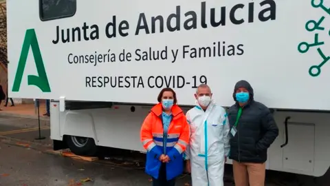 Imagen de archivo del equipo de cribado masivo