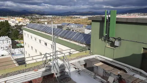 Cubierta de la sala de partos