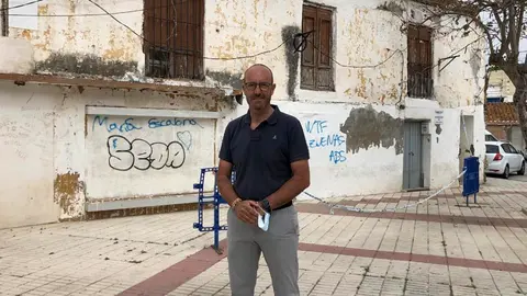 Luis García en la zona